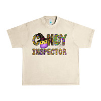 Sandshell Candy Inspector Urban Heavy Tee - CowhideDigitalArt