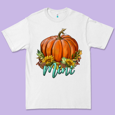 Pumpkin Mini Premium Tee Designed By Bundleandbundleshop