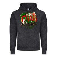 Vintage Black mini claus christmas Vintage Hoodie - BarkalooDesign