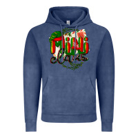 Vintage Denim mini claus christmas Vintage Hoodie - BarkalooDesign