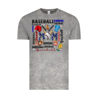 Cloud Rock baseball mom Vintage Tee - CowhideDigitalArt