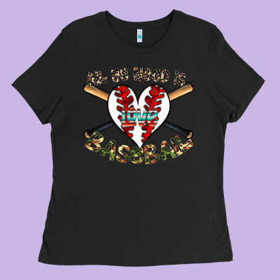 All You Need Is Love Baseball Ladies Tee Designed By Cowhidedigitalart