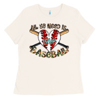 Bone all you need is love baseball Ladies Tee - CowhideDigitalArt