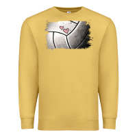 Antique Gold Volleyball Brushstroke Premium Sweatshirt - RanaPortraitStore