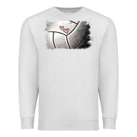 Oatmeal Heather Volleyball Brushstroke Premium Sweatshirt - RanaPortraitStore
