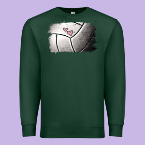 Volleyball Brushstroke Premium Sweatshirt Designed By Ranaportraitstore