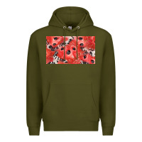 Army Green watermelon strawberry cowhide cup Premium Hoodie - BarkalooDesign