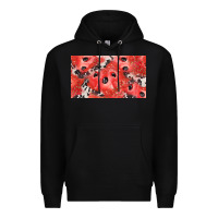 Black watermelon strawberry cowhide cup Premium Hoodie - BarkalooDesign