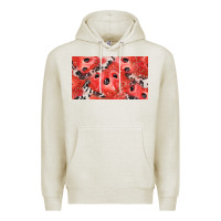 Oatmeal Heather watermelon strawberry cowhide cup Premium Hoodie - BarkalooDesign