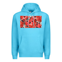 Ocean Blue watermelon strawberry cowhide cup Premium Hoodie - BarkalooDesign