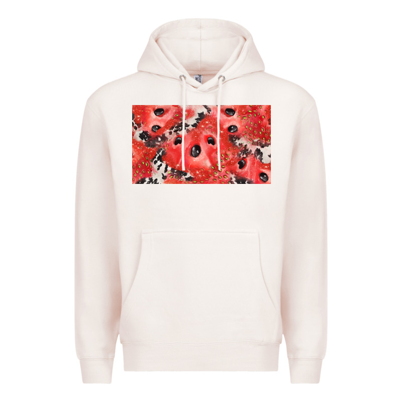 Watermelon Strawberry Cowhide Cup Premium Hoodie by BarkalooDesign | Teevron