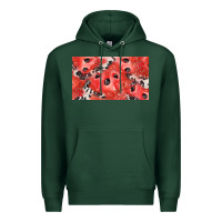Sports Green watermelon strawberry cowhide cup Premium Hoodie - BarkalooDesign