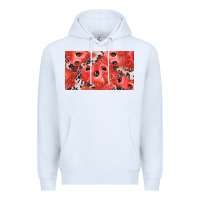 White watermelon strawberry cowhide cup Premium Hoodie - BarkalooDesign