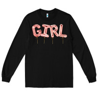 Black Girl balloon Long Sleeve Tee - Artiststas