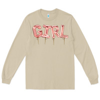 Mushroom Girl balloon Long Sleeve Tee - Artiststas