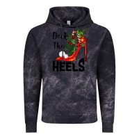 Cloud Black deck the heels Christmas Vintage Hoodie - BarkalooDesign