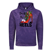 Cloud Purple deck the heels Christmas Vintage Hoodie - BarkalooDesign