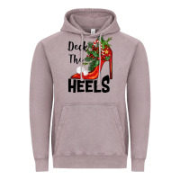 Vintage Zinc deck the heels Christmas Vintage Hoodie - BarkalooDesign