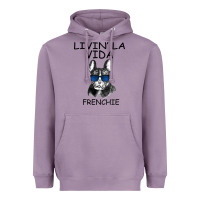 Lavender Livin' la vida Frenchie Heavyweight Hoodie - Bettercallsaul