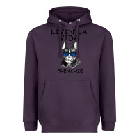 Plum Livin' la vida Frenchie Heavyweight Hoodie - Bettercallsaul