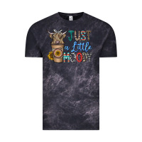 Cloud Black just a latte moody Vintage Tee - CowhideDigitalArt
