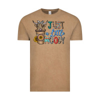 Vintage Coffee just a latte moody Vintage Tee - CowhideDigitalArt