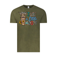 Vintage Olive just a latte moody Vintage Tee - CowhideDigitalArt