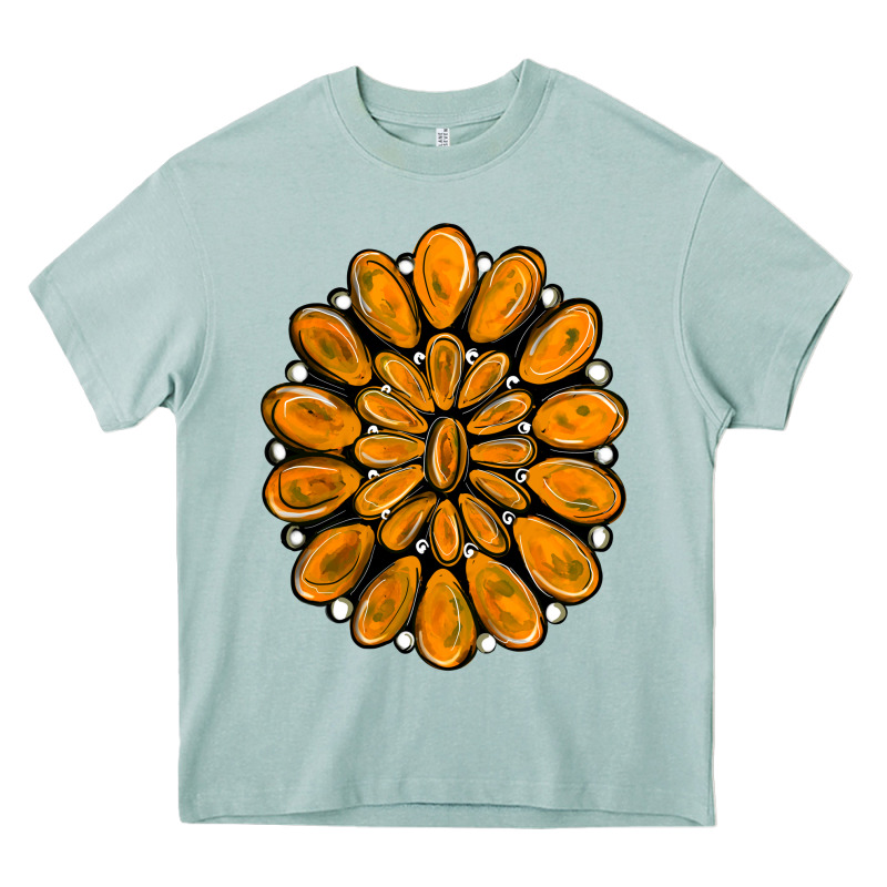 Orange Gemstone Heavy Core Tee by RanaPortraitStore | Teevron