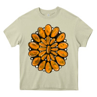 Mossy orange gemstone Heavy Core Tee - RanaPortraitStore