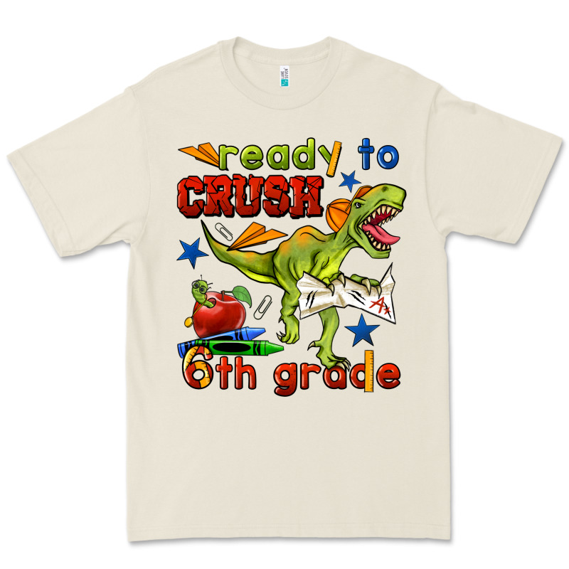 Ready To Crush 6th Grade Premium Tee by BundleAndBundleShop | Teevron