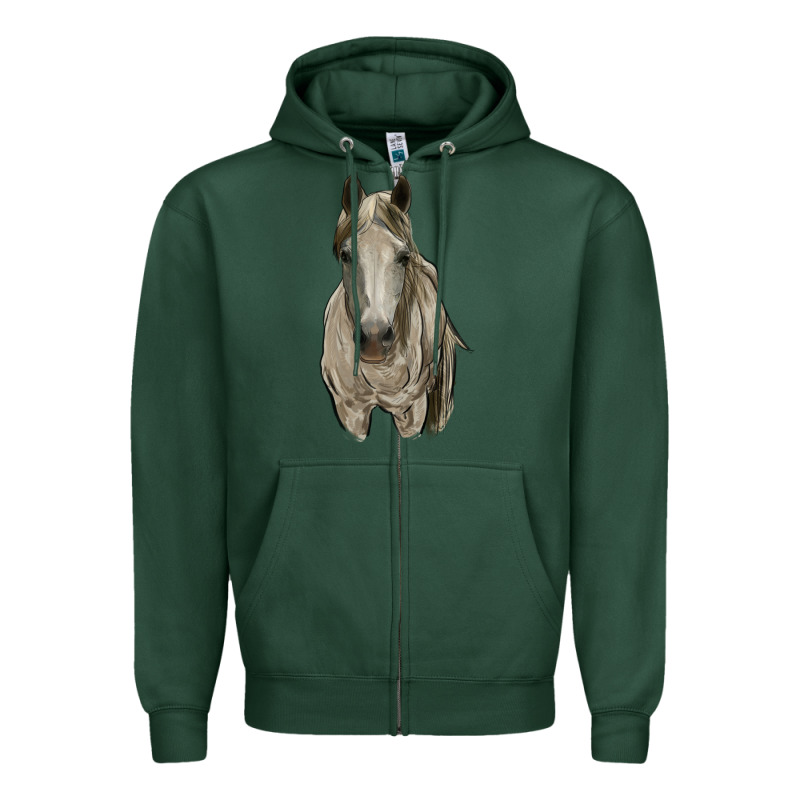 Horse Zipper Hoodie by RanaPortraitStore | Teevron