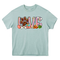 Arona Easter love dog paw Heavy Core Tee - BundleAndBundleShop