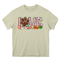 Mossy Easter love dog paw Heavy Core Tee - BundleAndBundleShop