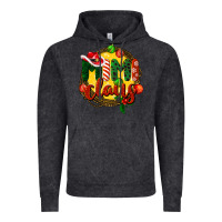 Vintage Black mimi claus christmas Vintage Hoodie - BarkalooDesign