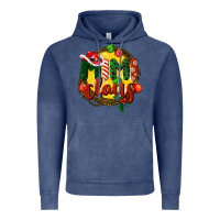 Vintage Denim mimi claus christmas Vintage Hoodie - BarkalooDesign