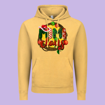 Mimi Claus Christmas Vintage Hoodie Designed By Barkaloodesign