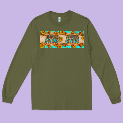 Thanksgiving Long Sleeve Tee Designed By Artiststas