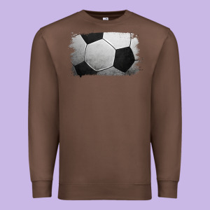 Soccer Ball Brushstroke Premium Sweatshirt Designed By Ranaportraitstore