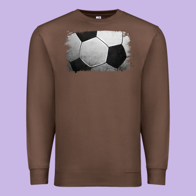 Soccer Ball Brushstroke Premium Sweatshirt Designed By Ranaportraitstore
