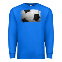 True Royal Soccer Ball Brushstroke Premium Sweatshirt - RanaPortraitStore