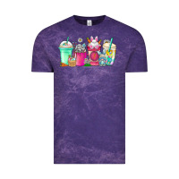 Cloud Purple easter day coffee Vintage Tee - CowhideDigitalArt