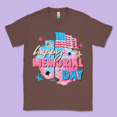 Happy Memorial Day Classic Tee Designed By Fadigitalartstudio