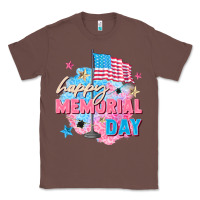 Chestnut Happy Memorial Day Classic Tee - FaDigitalArtStudio