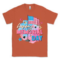 Copper Happy Memorial Day Classic Tee - FaDigitalArtStudio