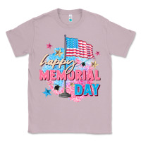 Lilac Happy Memorial Day Classic Tee - FaDigitalArtStudio