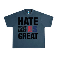 Midnight Navy hate won't make us great black Urban Heavy Tee - artisFamous