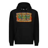 Black Leopard Floral Mama Tried Premium Hoodie - Jasminsmagicworld