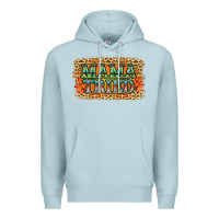 Blue Mist Leopard Floral Mama Tried Premium Hoodie - Jasminsmagicworld