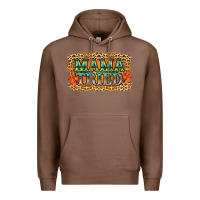 Chestnut Leopard Floral Mama Tried Premium Hoodie - Jasminsmagicworld