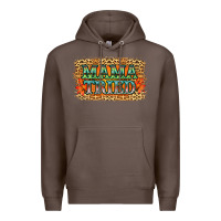 Coffee Leopard Floral Mama Tried Premium Hoodie - Jasminsmagicworld